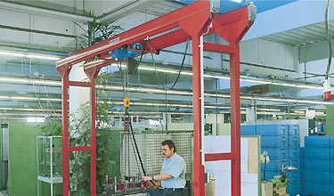 Demag double beam bridge crane